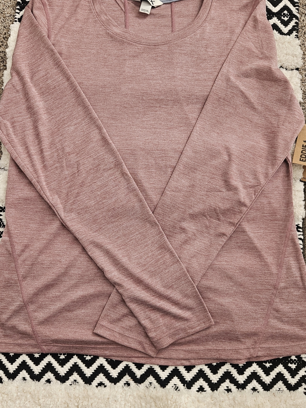 Eddie Bauer Women's Heather Rose Long Sleeve Top